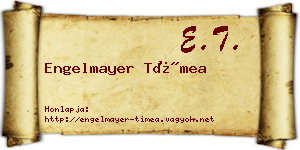 Engelmayer Tímea névjegykártya